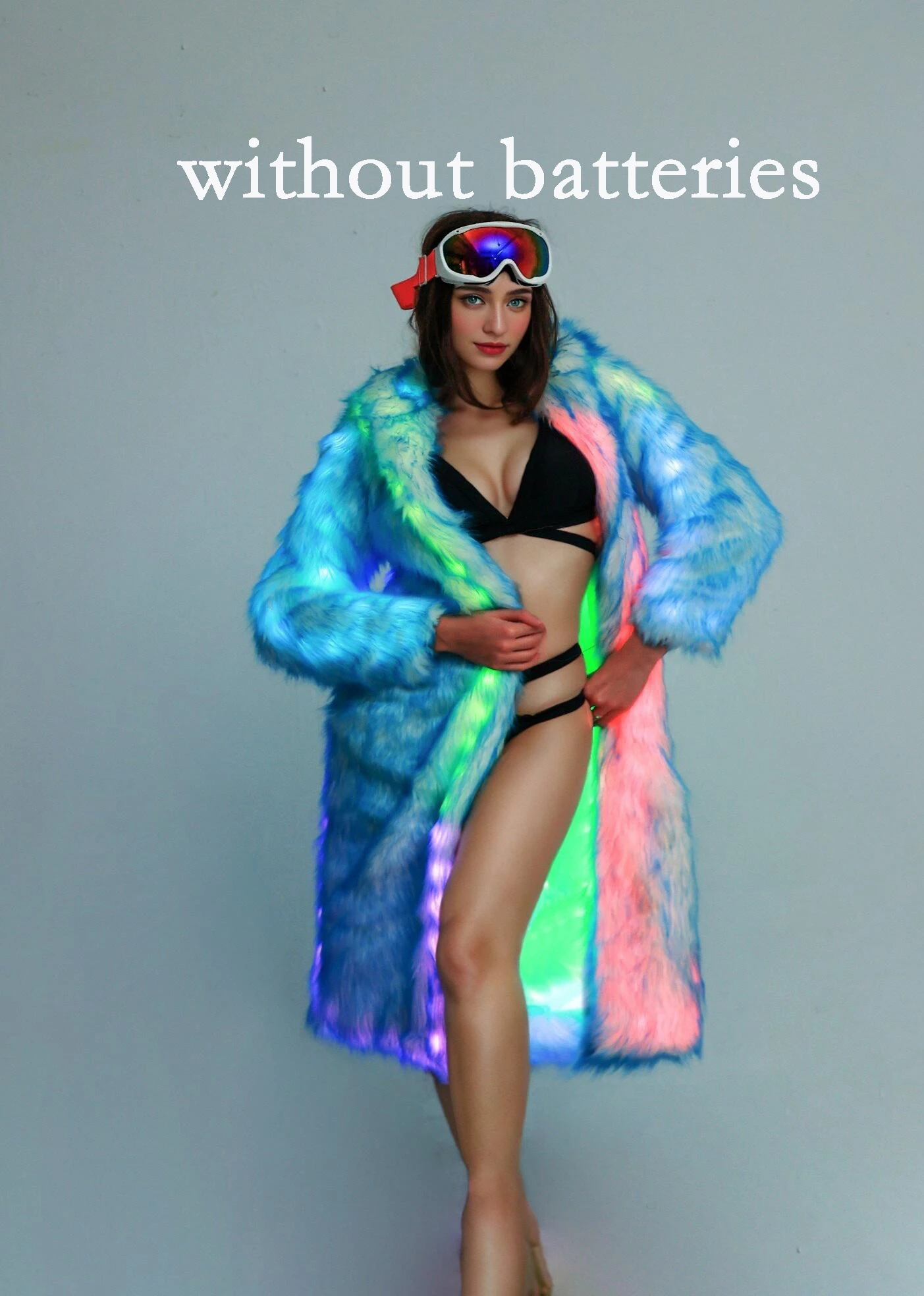 FHILLINUO Faux Fur Women's Jacket Fashion Thick Fox Leather Led Light Up Rave Jacket Plus Size Especially Fake Fur Cold Coat
FHILLINUO Faux Fur Women's Jacket Fashion Thick Fox Leather Led Light Up Rave Jacket Plus Size Especially Fake Fur Cold Coat