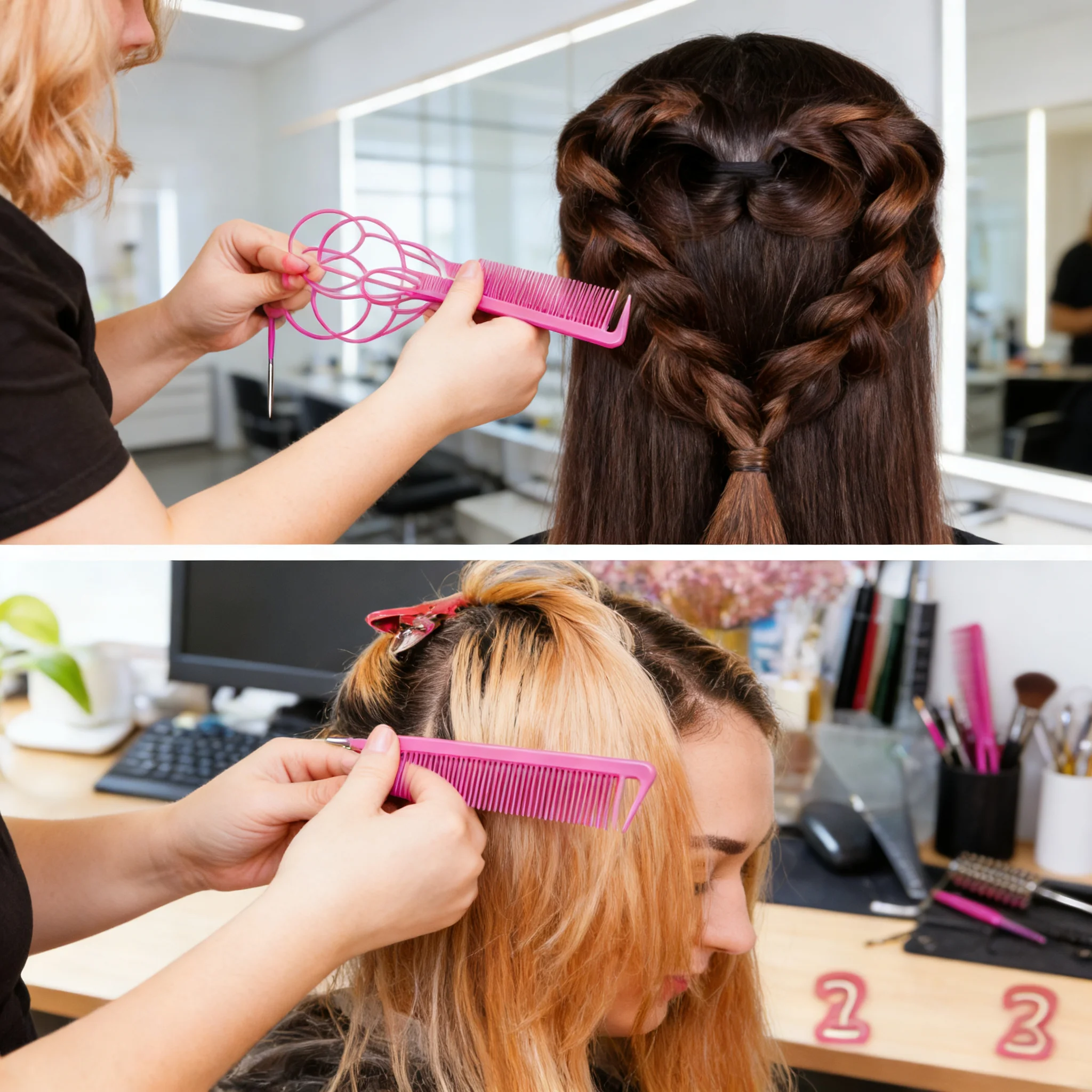 Ergonomic 6Pcs Hair Brush Comb Set Stylist Approved for Voluminous Braids Waves Free Shipping
Ergonomic 6Pcs Hair Brush Comb Set Stylist Approved for Voluminous Braids Waves Free Shipping