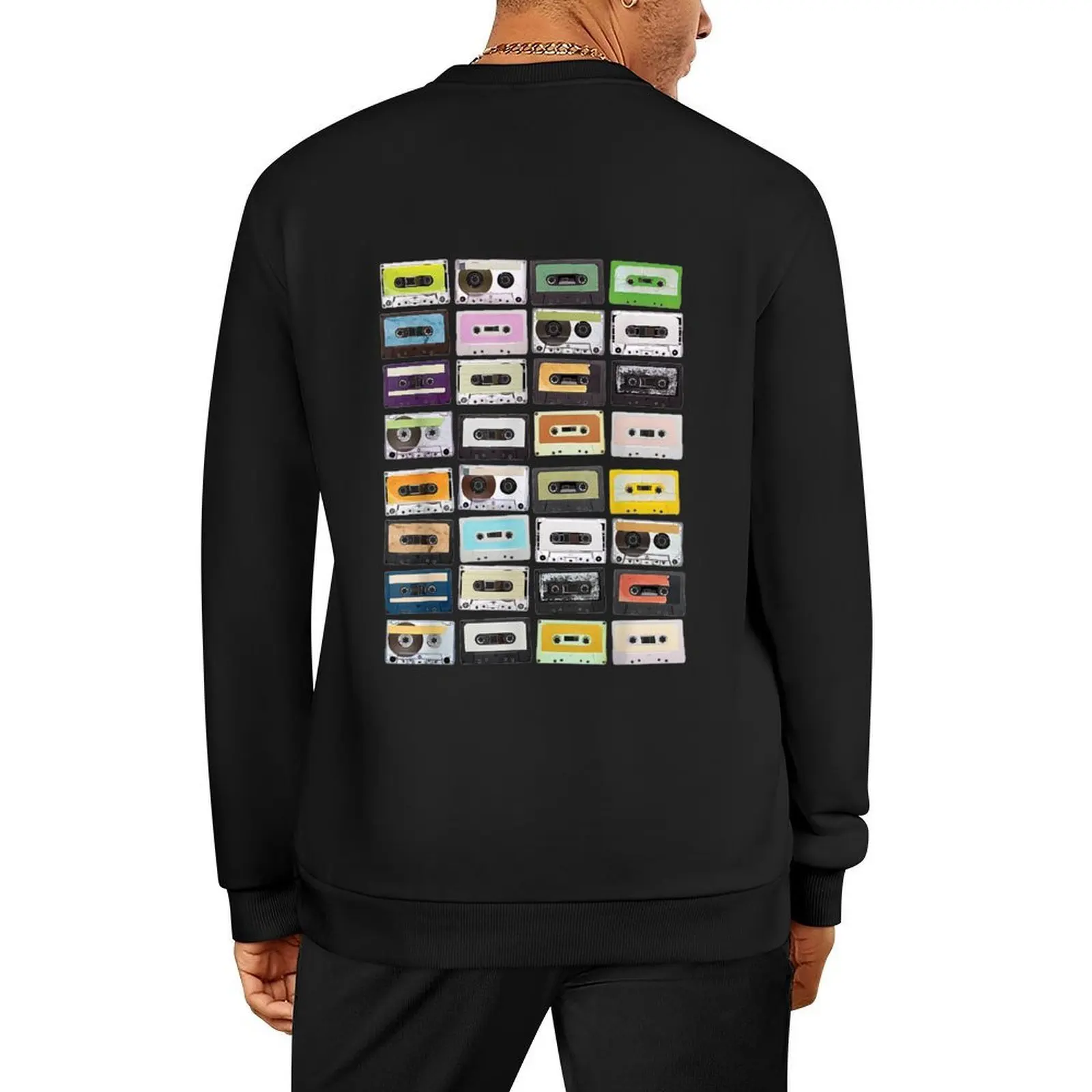Cassette Tapes Mixtapes 1980s Radio Music Graphic Print Pullover men's sweat-shirt mens clothing anime sweatshirt
Cassette Tapes Mixtapes 1980s Radio Music Graphic Print Pullover men's sweat-shirt mens clothing anime sweatshirt