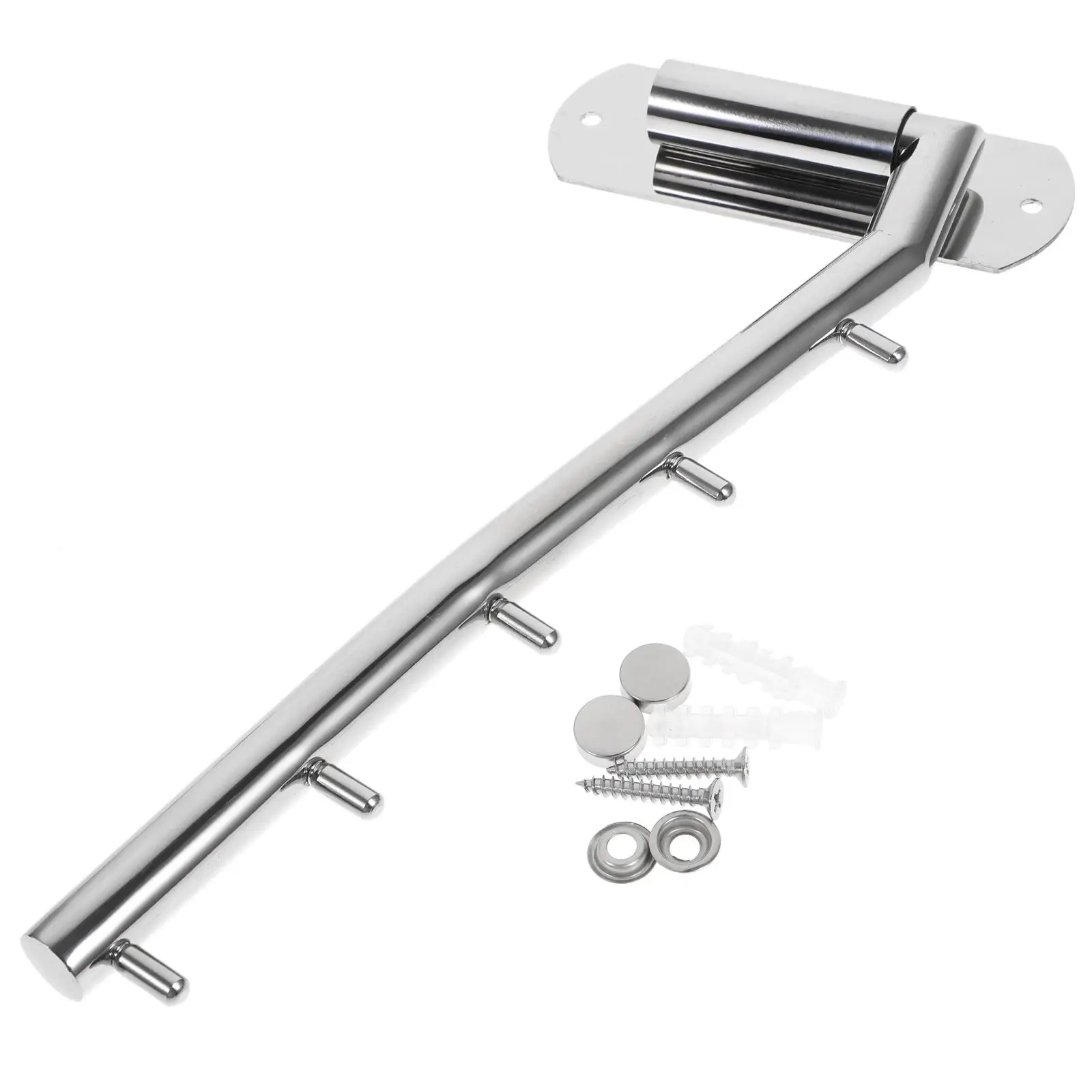 Stainless Steel Clothes Hook Wall Mounted Rack Adjustable Coat Hanger Towel Hook Space Saving Home ganization Solution
Stainless Steel Clothes Hook Wall Mounted Rack Adjustable Coat Hanger Towel Hook Space Saving Home ganization Solution