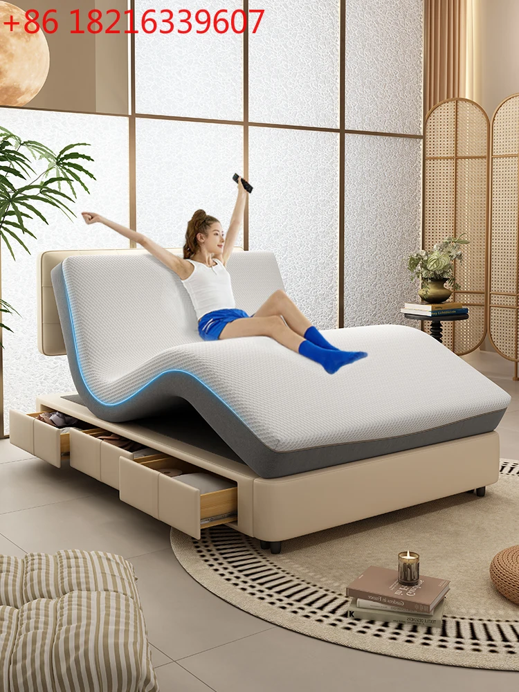 Electric smart mattress lifting zero gravity automatic multi-function sleeping electric bed
Electric smart mattress lifting zero gravity automatic multi-function sleeping electric bed