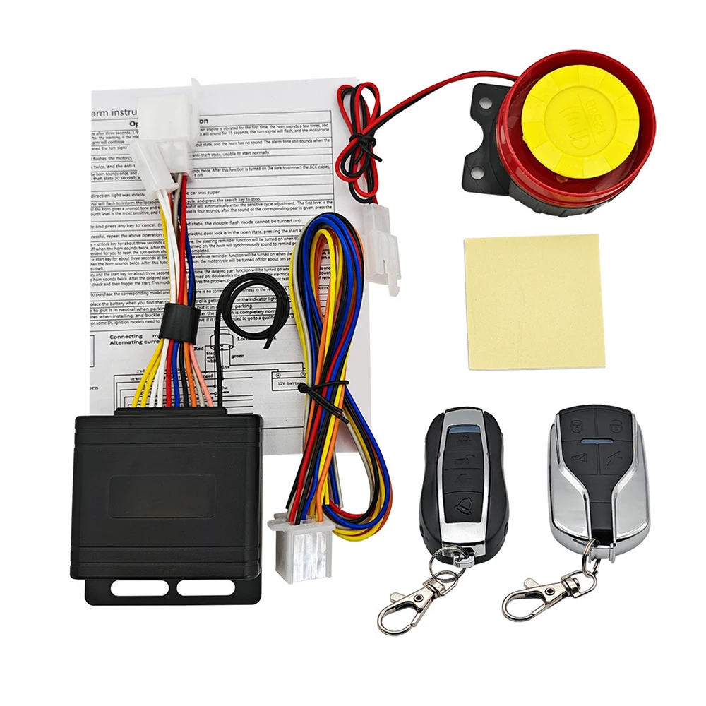 Motorcycle Burglar Alarm 12V Universal Vibration Alarm System 026AB Remote Activated Motorcycle DirtBike Theft Protection
Motorcycle Burglar Alarm 12V Universal Vibration Alarm System 026AB Remote Activated Motorcycle DirtBike Theft Protection