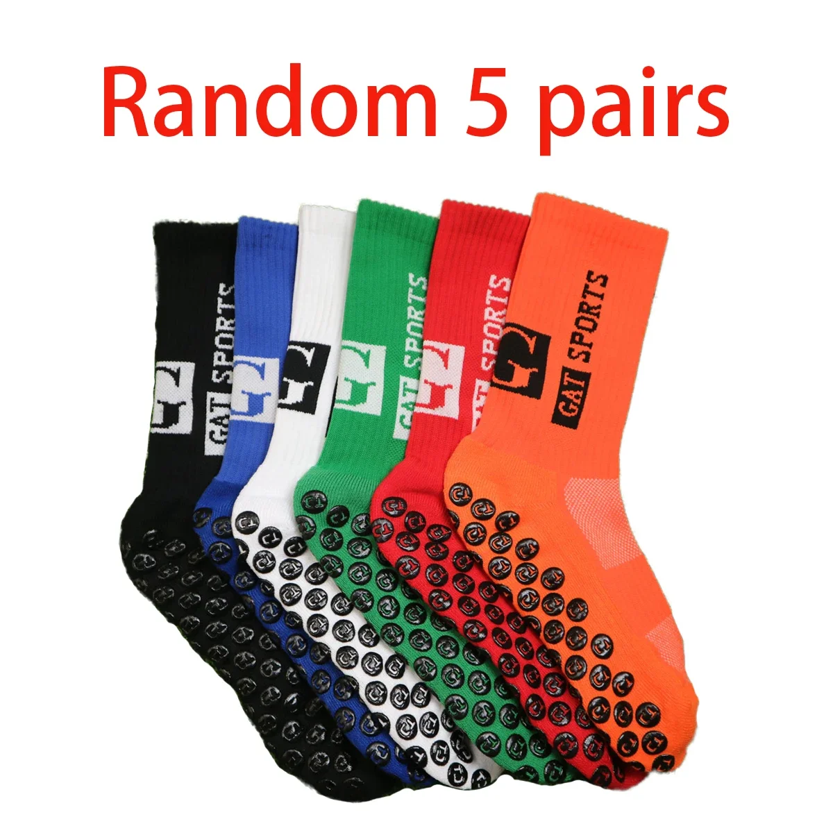 Случайно выберите 5-пар профессиональных противоскользящих спортивных носков для мужчин и женщин по футболу, баскетболу и теннису.
Случайно выберите 5-пар профессиональных противоскользящих спортивных носков для мужчин и женщин по футболу, баскетболу и теннису.