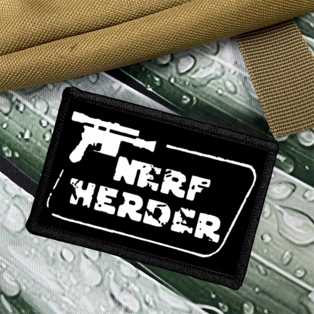 "Nerf Herder" Morale Badge Patches Tactical Army Backpack Hook and Loop Printed Stickers
"Nerf Herder" Morale Badge Patches Tactical Army Backpack Hook and Loop Printed Stickers