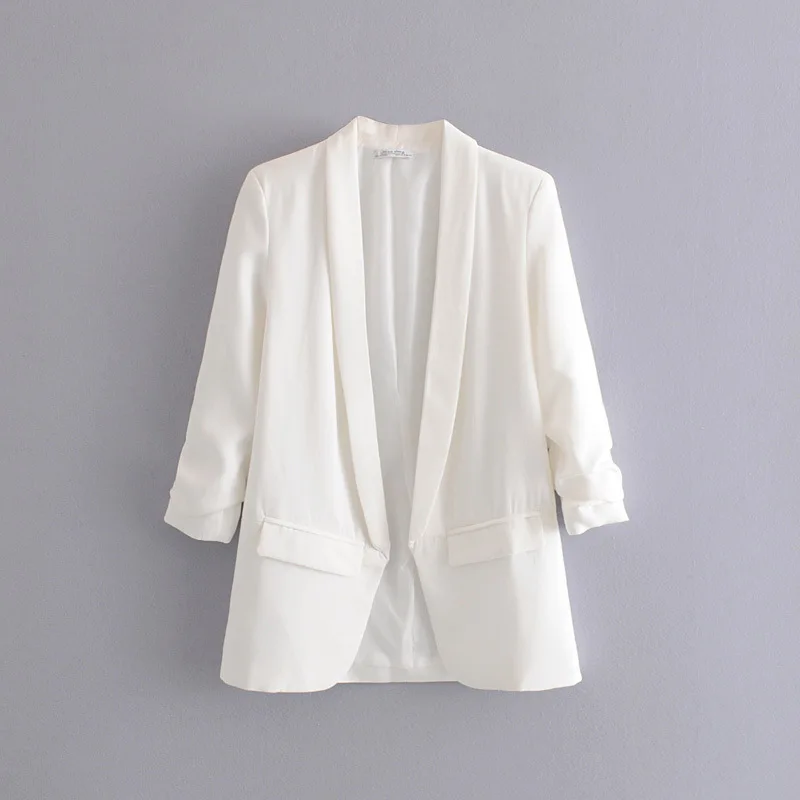 2025 Spring and Autumn New Commuter Urban Leisure Versatile Candy Women's Pleated Sleeve Blazer
2025 Spring and Autumn New Commuter Urban Leisure Versatile Candy Women's Pleated Sleeve Blazer