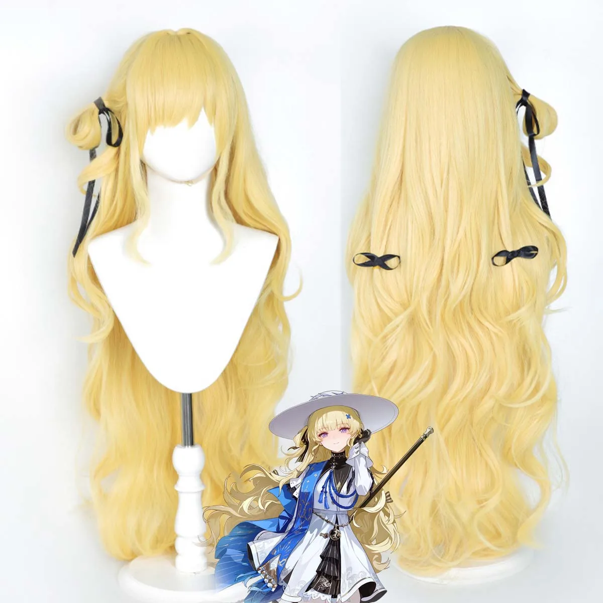 Women Game Wuthering Waves Phoebe Long Blonde Curly Heat Resistant Synthetic Hair Wig
Women Game Wuthering Waves Phoebe Long Blonde Curly Heat Resistant Synthetic Hair Wig