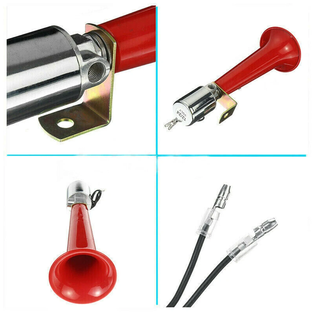Extremely Loud Car Air Horn 180DB Electric Single Trumpet Marine Stainless Steel for Boat Truck Lorry Accessories 12V 24V Red
Extremely Loud Car Air Horn 180DB Electric Single Trumpet Marine Stainless Steel for Boat Truck Lorry Accessories 12V 24V Red