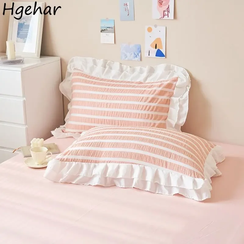 Korean Princess Ruffles Pillowcase Bedroom Household Sweet Girls Pillow Case Soft Breathable Comfortable наволочка Ins
Korean Princess Ruffles Pillowcase Bedroom Household Sweet Girls Pillow Case Soft Breathable Comfortable наволочка Ins
