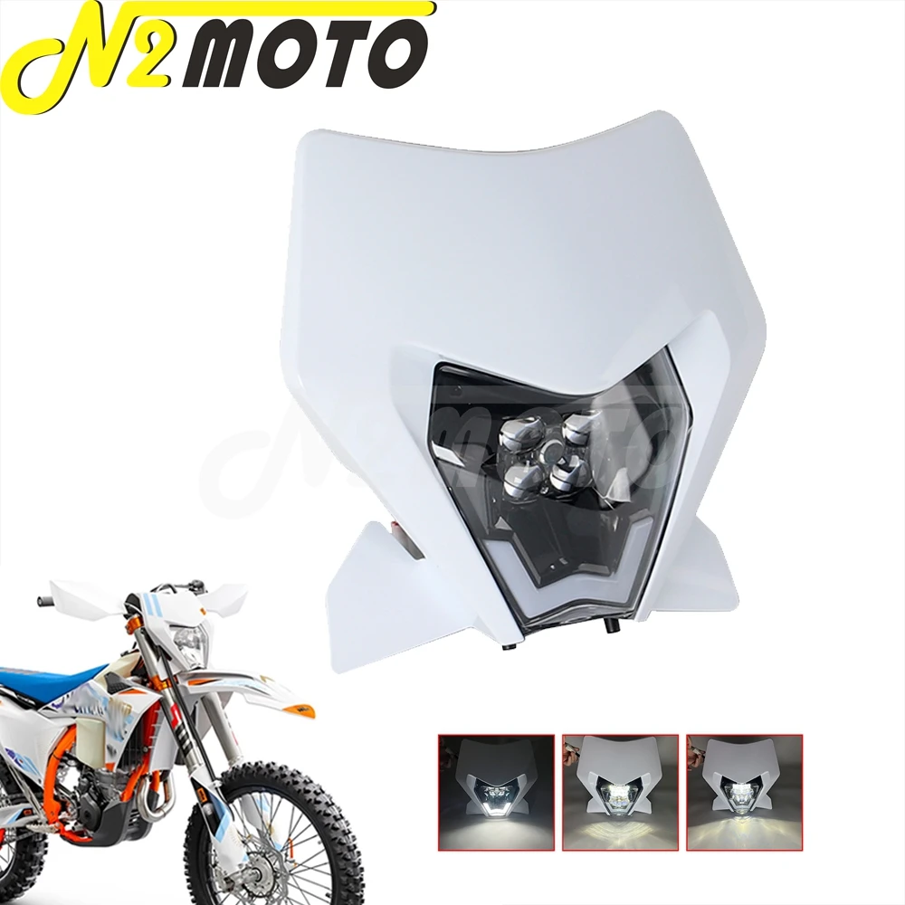 Motorcycle LED Headlight For KTM EXC250 EXC300 EXC450 SX250 SX300 SX450 XC250 XC300 XC450 Motocross Dirt Bike Enduro Head Lights
Motorcycle LED Headlight For KTM EXC250 EXC300 EXC450 SX250 SX300 SX450 XC250 XC300 XC450 Motocross Dirt Bike Enduro Head Lights