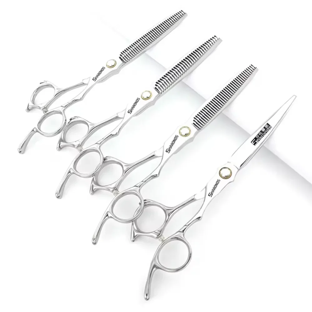 SHARONDS Professional Hairdressing Scissors Specialized Barber Clippers 6.5 Inch Hairdresser Dedicated Hair Cutting Tools 
SHARONDS Professional Hairdressing Scissors Specialized Barber Clippers 6.5 Inch Hairdresser Dedicated Hair Cutting Tools