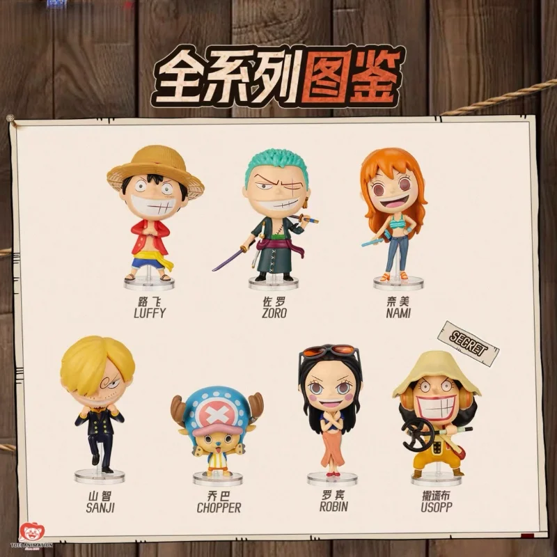 Новая настоящая классическая серия персонажей-головоломка с Луффи Зоро Нами Санджи Робин и Усоппу, представленная в подарочной слепой коробке
Новая настоящая классическая серия персонажей-головоломка с Луффи Зоро Нами Санджи Робин и Усоппу, представленная в подарочной слепой коробке
