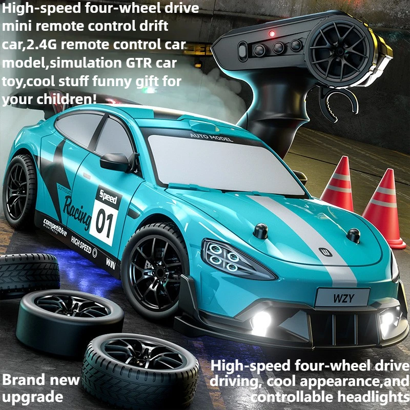 Радиоуправляемые машинки Cool Stuff, забавный подарок-высокоскоростной 4WD Mini Rc Drift Car, игрушечный автомобиль с дистанционным управлением, модель гоночного автомобиля Kawaii GTR, игрушки для детей
Радиоуправляемые машинки Cool Stuff, забавный подарок-высокоскоростной 4WD Mini Rc Drift Car, игрушечный автомобиль с дистанционным управлением, модель гоночного автомобиля Kawaii GTR, игрушки для детей
