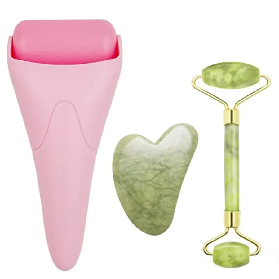 3 in 1 Ficial Face Ice Jade Roller and Gua Sa Tool, Real Jade Anti-Wrinkle Face Eye Neck Masr Tool, Reduce Wrink, Puffin, Migra
3 in 1 Ficial Face Ice Jade Roller and Gua Sa Tool, Real Jade Anti-Wrinkle Face Eye Neck Masr Tool, Reduce Wrink, Puffin, Migra