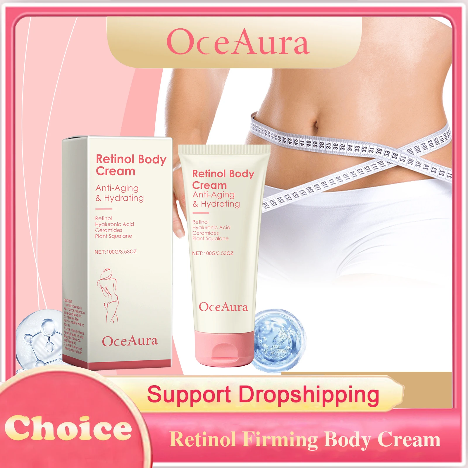 Retinol Firming Body Cream Restore Skin Elasticity Prevent Sagging Reduce Wrinkles Deep Nourishing Smoothing Body Shaping Cream
Retinol Firming Body Cream Restore Skin Elasticity Prevent Sagging Reduce Wrinkles Deep Nourishing Smoothing Body Shaping Cream