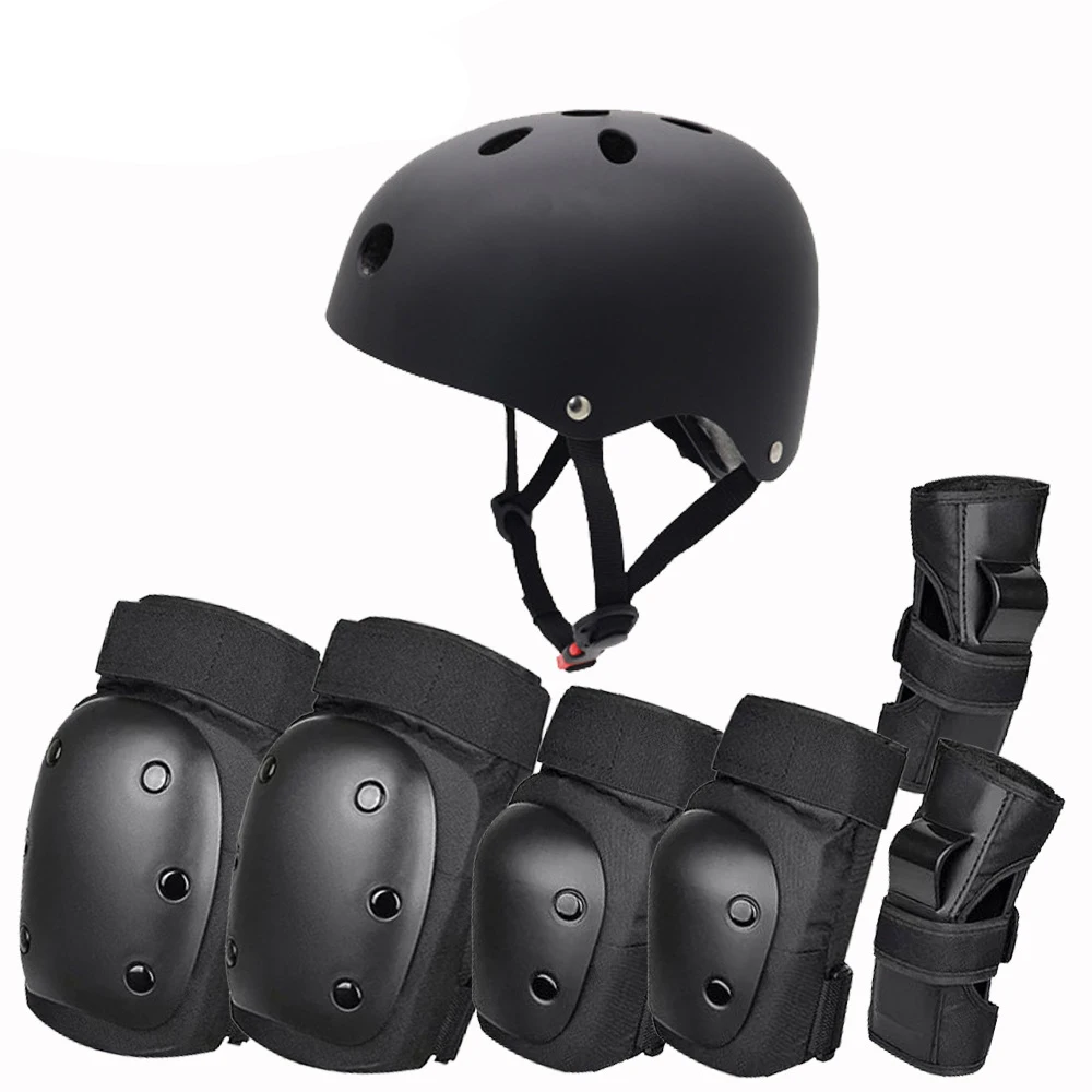 Wholesale Roller Skate Skateboard Bike Adult Kids Protective Pads Helmet Knee Elbow Wrist Guard Set 
Wholesale Roller Skate Skateboard Bike Adult Kids Protective Pads Helmet Knee Elbow Wrist Guard Set
