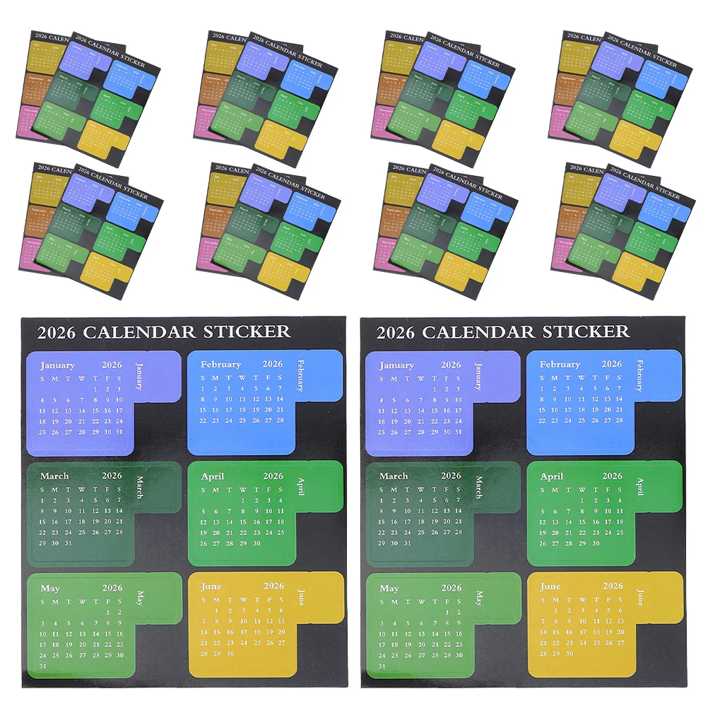 20Pcs 2026 Calendar Stickers Monthly Schedule Labels Colorful Variety Complete Set Easy Peel Planner Notebook Decals
20Pcs 2026 Calendar Stickers Monthly Schedule Labels Colorful Variety Complete Set Easy Peel Planner Notebook Decals