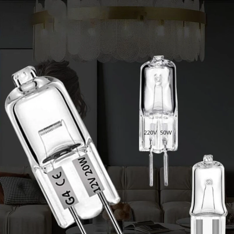 12V 220V 2-Pin Type G4/G5.3/G9 Halogen Lamps Lights 20W/25W/35W/40W Clear Each Bulb For Home Decoration
12V 220V 2-Pin Type G4/G5.3/G9 Halogen Lamps Lights 20W/25W/35W/40W Clear Each Bulb For Home Decoration