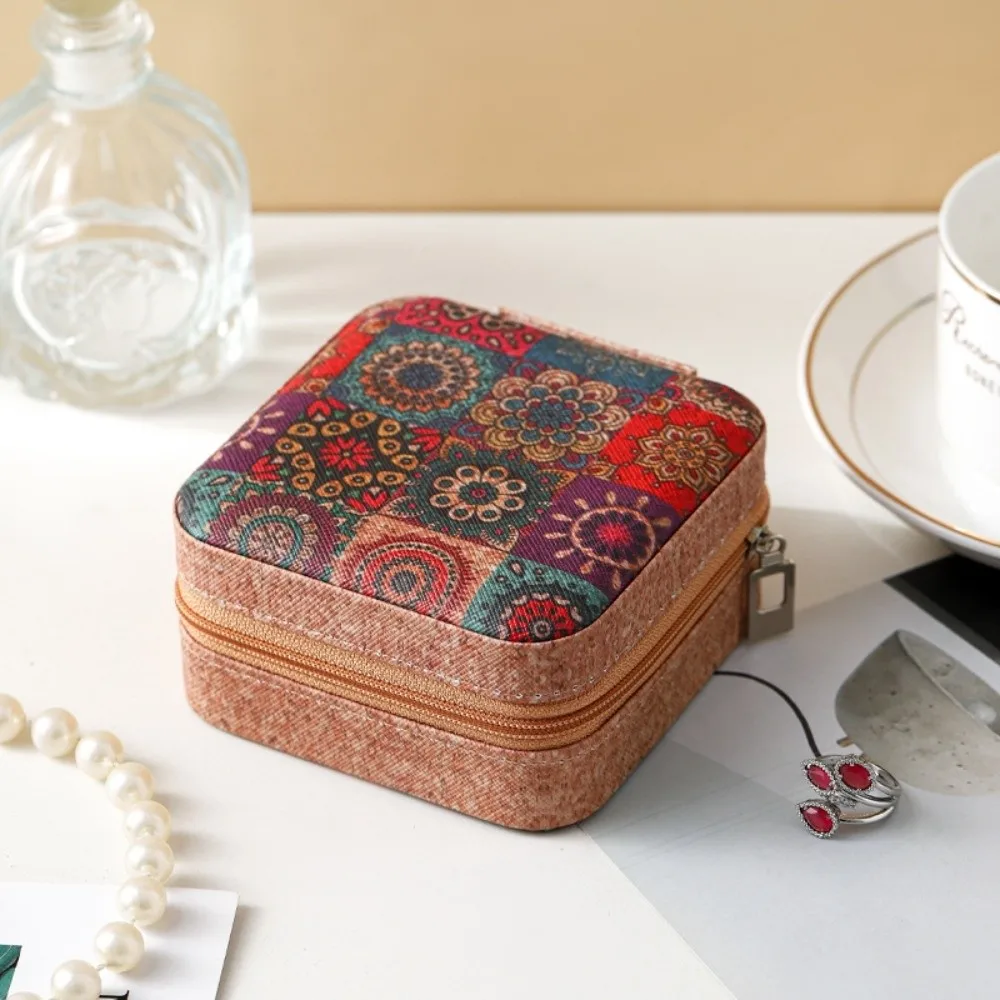 Advanced Travel Jewelry Box Portable Compact Portable Necklaces Storage Box Printed Multi-Layer Retro Rings Case
Advanced Travel Jewelry Box Portable Compact Portable Necklaces Storage Box Printed Multi-Layer Retro Rings Case