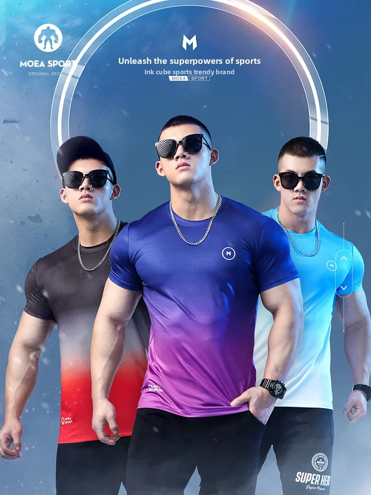 Qui Dry Ice Silk ort Sve T-irt Men's Slim Fit Sport Casual Training Fitn Leisure Faionable Summer Top
Qui Dry Ice Silk ort Sve T-irt Men's Slim Fit Sport Casual Training Fitn Leisure Faionable Summer Top