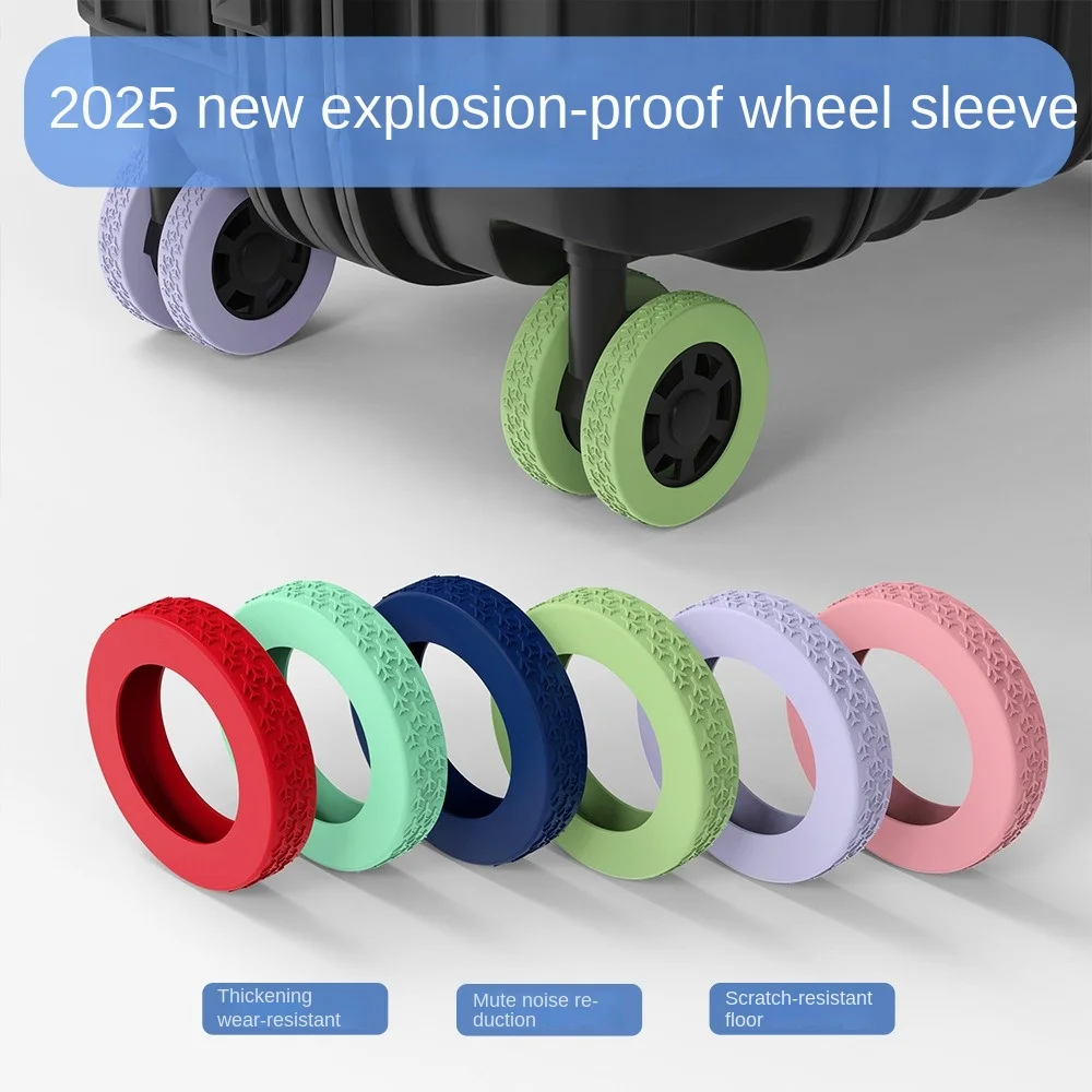 8Pcs Silicone Luggage Wheels Protector Cover Reduce Noise Anti-slip Luggage Caster Shoes Shock Absorption Reduce Wheel Wear
8Pcs Silicone Luggage Wheels Protector Cover Reduce Noise Anti-slip Luggage Caster Shoes Shock Absorption Reduce Wheel Wear