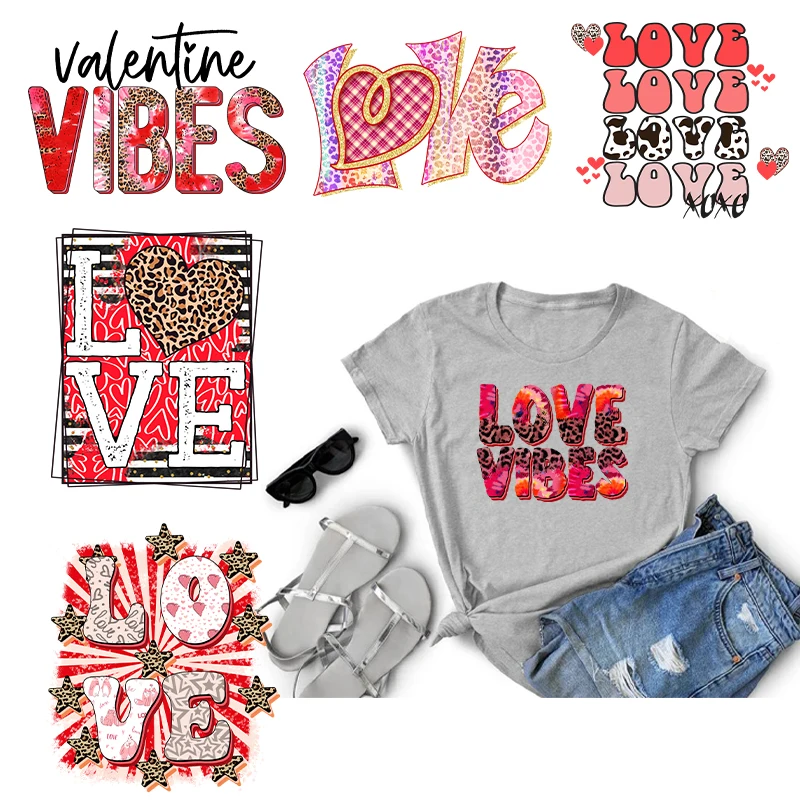 Love Design Letter Iron On DTF Transfer Sticker T Shirts Fashion Women Thernals Heat Print Patches Clothing Custom DIY
Love Design Letter Iron On DTF Transfer Sticker T Shirts Fashion Women Thernals Heat Print Patches Clothing Custom DIY