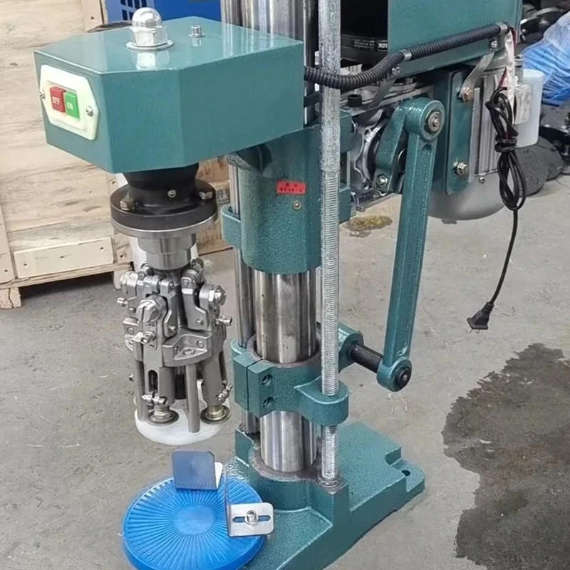 automatic capping machine Sealing machine, aluminum cap metal cap sealing machine Baijiu fruit
automatic capping machine Sealing machine, aluminum cap metal cap sealing machine Baijiu fruit