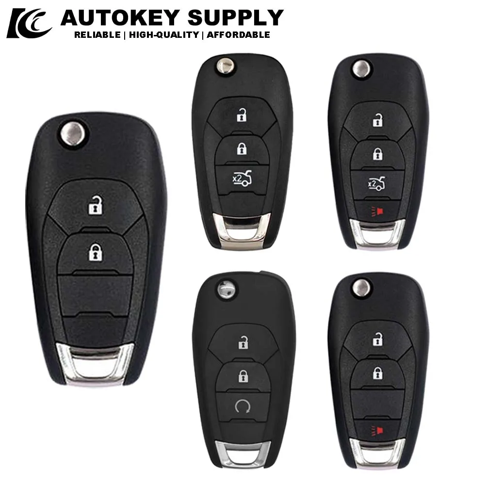 Autokeysupply 2/3 Buttons Remote Car Key Fob 433 MHZ ID4A ID46/4A Chip Smart Key Control For Chevrolet
Autokeysupply 2/3 Buttons Remote Car Key Fob 433 MHZ ID4A ID46/4A Chip Smart Key Control For Chevrolet