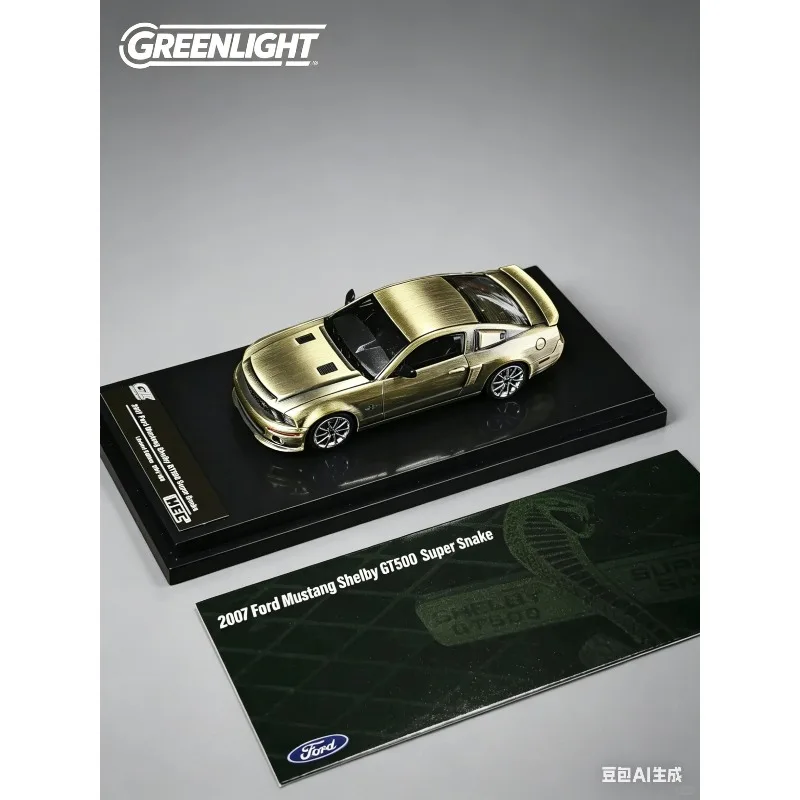 HEC North Display Limited Edition GL1:64 Alloy 2007 Ford Mustang Shelby GT500 Super Snake Collector's Replica Car Model Gift
HEC North Display Limited Edition GL1:64 Alloy 2007 Ford Mustang Shelby GT500 Super Snake Collector's Replica Car Model Gift