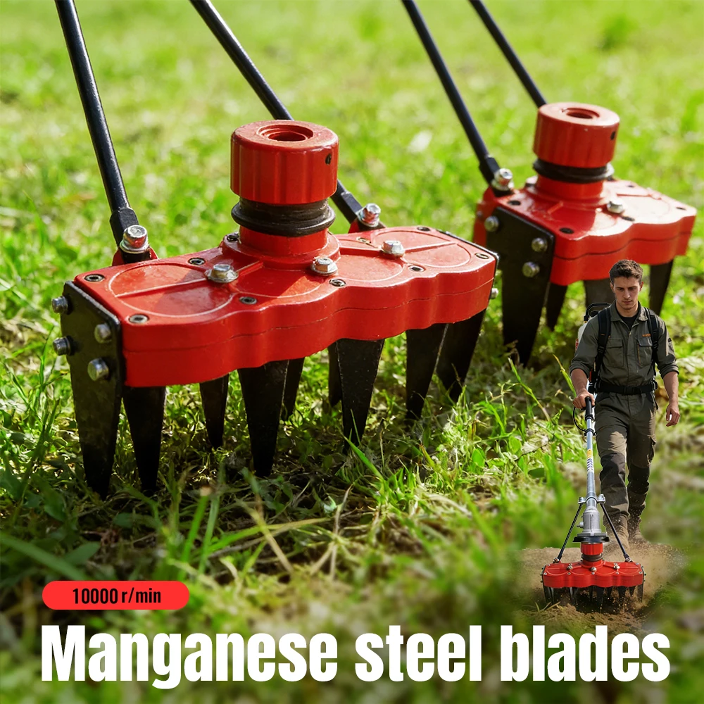Portable Rotary Weeder Tool Gearbox Driven Garden Cultivator Weed Removal Attachment for Lawn Garden Greenhouse Easy to Install
Portable Rotary Weeder Tool Gearbox Driven Garden Cultivator Weed Removal Attachment for Lawn Garden Greenhouse Easy to Install