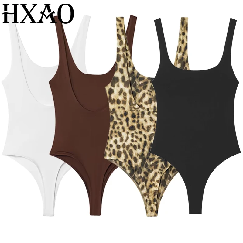 HXAO 2025 Sexy Leopard Slip Bodysuit Women Summer Print Thong Slimming Bodysuit For Women Fashion Backless Sleeveless Bodysuits
HXAO 2025 Sexy Leopard Slip Bodysuit Women Summer Print Thong Slimming Bodysuit For Women Fashion Backless Sleeveless Bodysuits