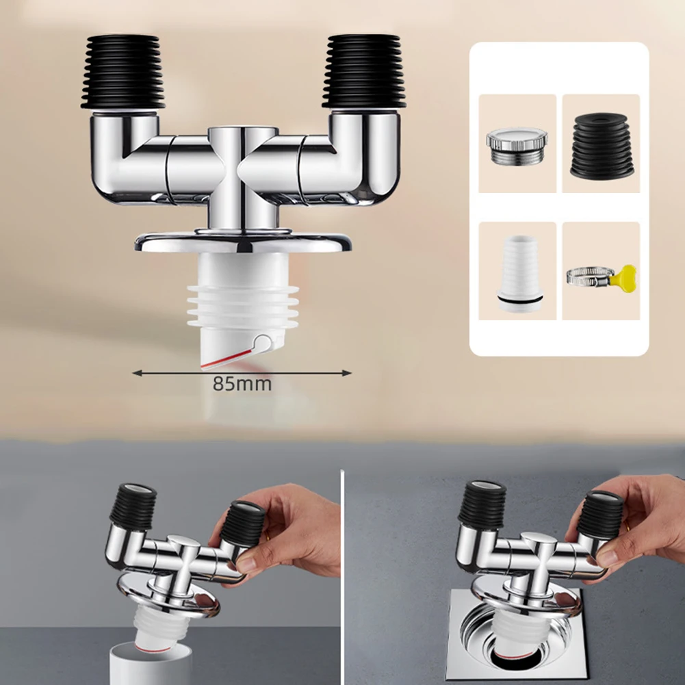 Washing Machine Sewer Pipe Floor Drain Tee Joint Floor Drain Adapter Elbow Pipe Connector Anti-odor And Anti-overflow
Washing Machine Sewer Pipe Floor Drain Tee Joint Floor Drain Adapter Elbow Pipe Connector Anti-odor And Anti-overflow