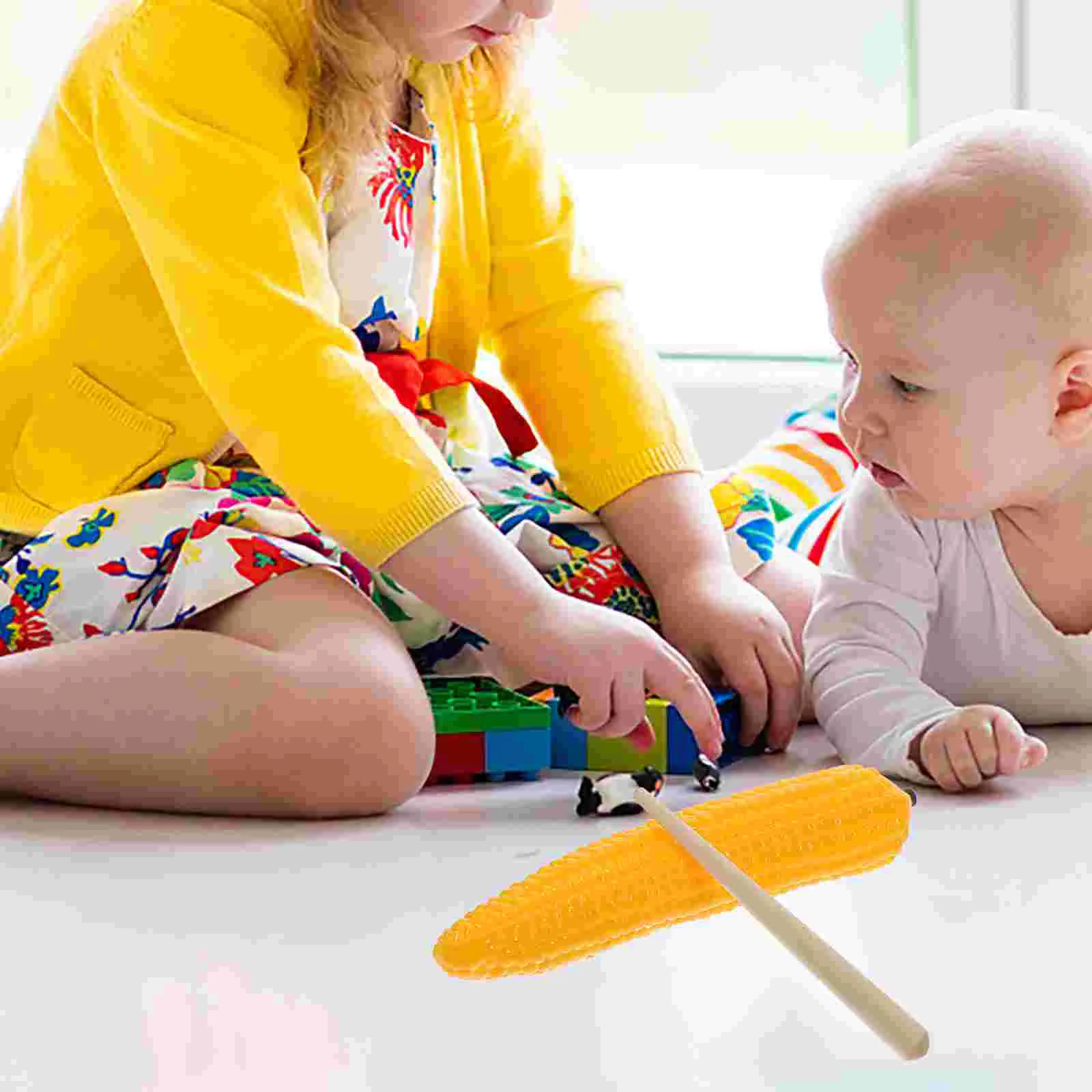 Simulated Fruit Sandbox Vegetable Toy Maracas for Kids Plastic Shaker Music Toys Musical Toddler Instrument Corn
Simulated Fruit Sandbox Vegetable Toy Maracas for Kids Plastic Shaker Music Toys Musical Toddler Instrument Corn