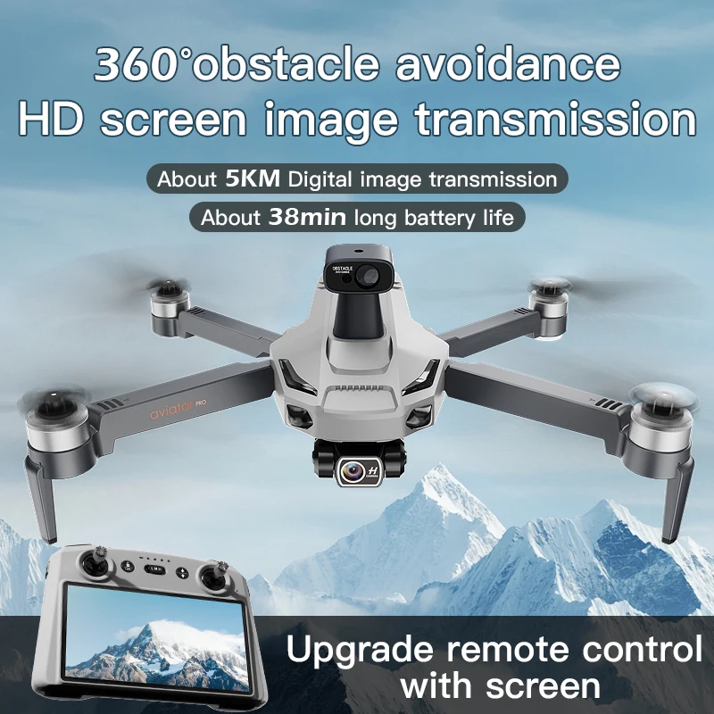 X11 Drone GPS HD Hover Brushless Motor Obstacle Avoidance Optical Flow Location Quadcopter Aerial Photography Professional Dron
X11 Drone GPS HD Hover Brushless Motor Obstacle Avoidance Optical Flow Location Quadcopter Aerial Photography Professional Dron