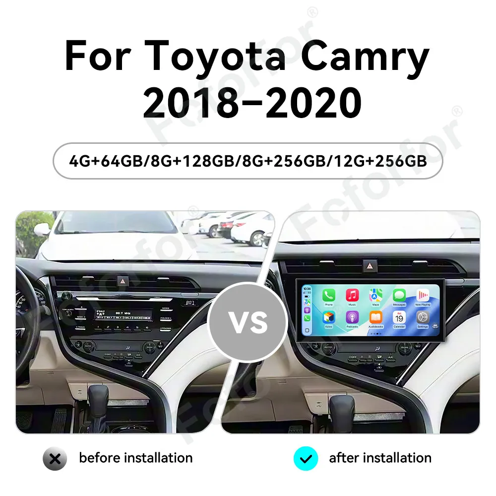 Car Media Player 15.8 Inch Android 15 HD Touch Screen GPS DSP Android Auto Car Radio Stereo Head Unit For Toyota Camry 2018-2020
Car Media Player 15.8 Inch Android 15 HD Touch Screen GPS DSP Android Auto Car Radio Stereo Head Unit For Toyota Camry 2018-2020
