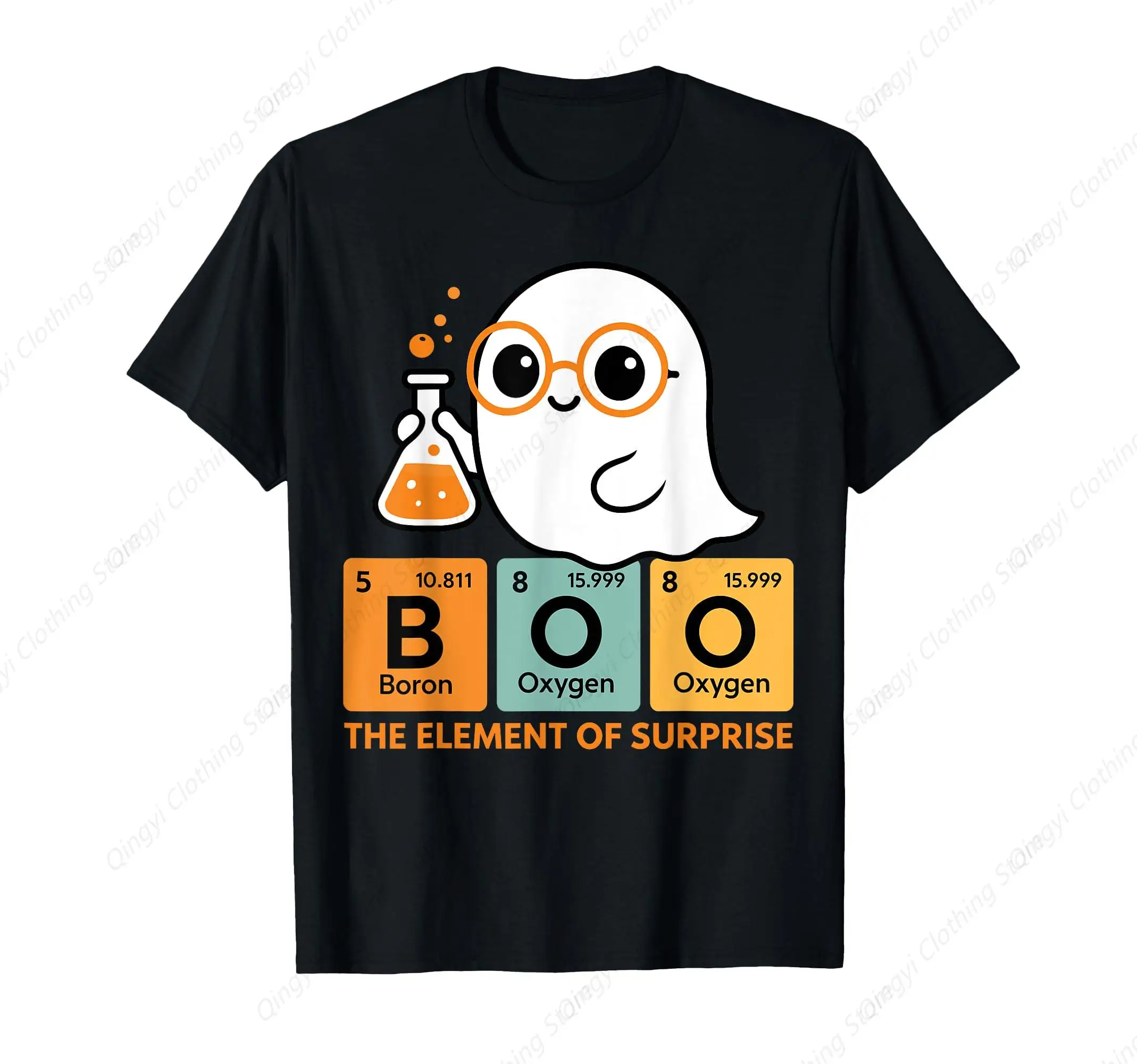 Cute Chemistry Boo The Element of Surprise Chemist Halloween T-Shirt
Cute Chemistry Boo The Element of Surprise Chemist Halloween T-Shirt