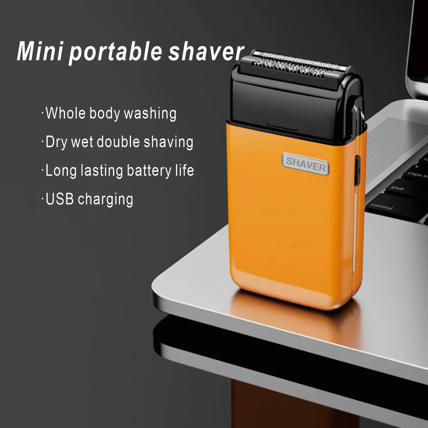 Duplex shaver, portable shaver, men's travel shaver, IPX7 powerful shaver, professional facial repair tool
Duplex shaver, portable shaver, men's travel shaver, IPX7 powerful shaver, professional facial repair tool