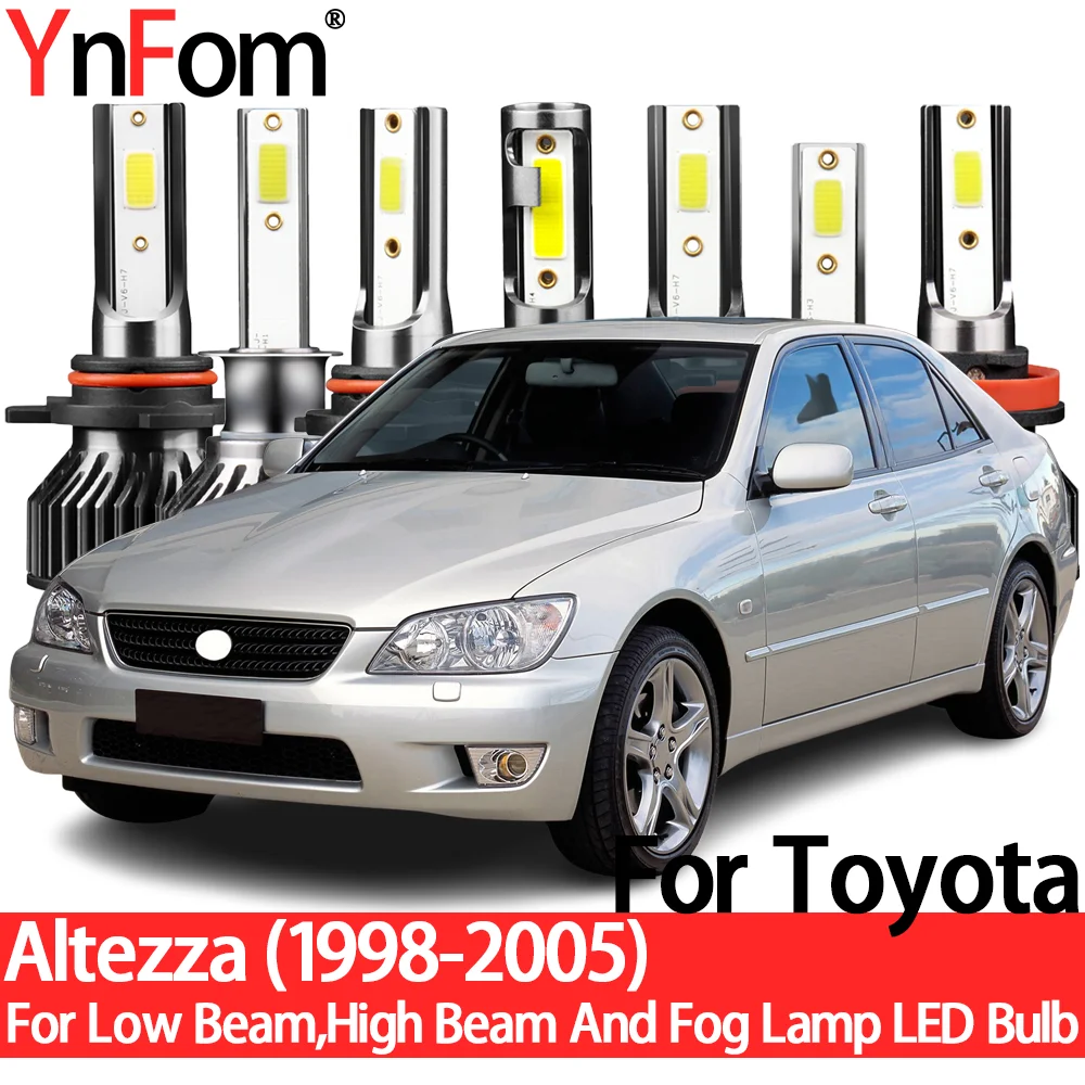 YnFom Toyota специальный комплект светодиодных фар для Altezza E10 E15 1998-2005 ближний свет, дальний свет, противотуманные фары, автомобильные аксессуары
YnFom Toyota специальный комплект светодиодных фар для Altezza E10 E15 1998-2005 ближний свет, дальний свет, противотуманные фары, автомобильные аксессуары