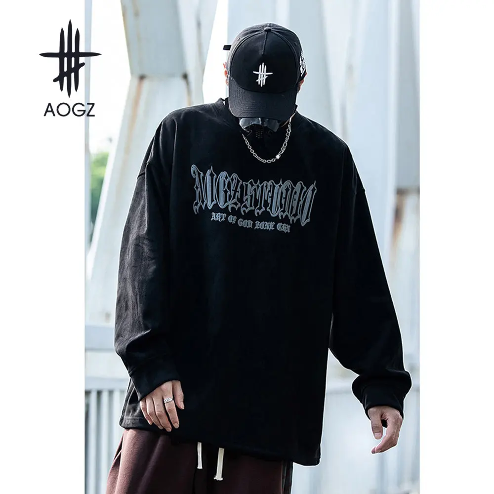 AOGZ Autumn Streetwear Round Neck Loose Hip Hop Long-sleeved Couple Hoodies Sweatshirts Men Women Pullover Harajuku Casual Tops
AOGZ Autumn Streetwear Round Neck Loose Hip Hop Long-sleeved Couple Hoodies Sweatshirts Men Women Pullover Harajuku Casual Tops