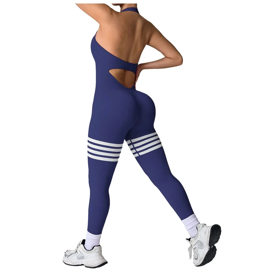 Women Tracksuit Sexy Backless Jumpsuits Yoga Suit One-Piece Sport Fitness Workout Bodysuit Gym Clothes Push Up Sportswear
Women Tracksuit Sexy Backless Jumpsuits Yoga Suit One-Piece Sport Fitness Workout Bodysuit Gym Clothes Push Up Sportswear
