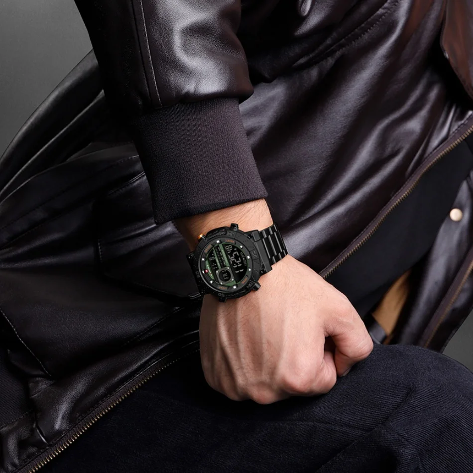 NAVIFORCE Watches for Man Fashion Luxury Brand Men's Quartz Digital Steel Band Waterproof Military Wristwatch Relogio Masculino
NAVIFORCE Watches for Man Fashion Luxury Brand Men's Quartz Digital Steel Band Waterproof Military Wristwatch Relogio Masculino