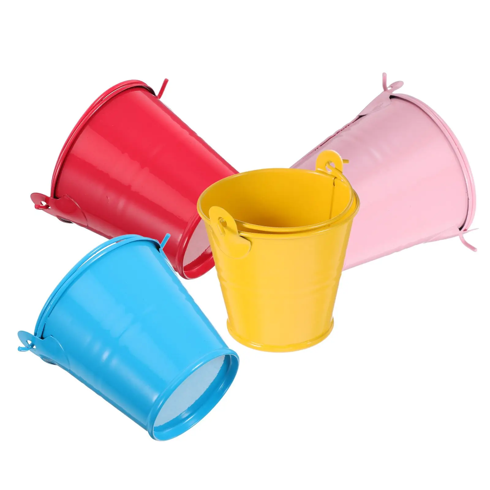4pcs Mini Colored Buckets Cute Candy Decoration KTV Popcorn Fries Bucket Durable Craft Lightweight Portable Storage Container
4pcs Mini Colored Buckets Cute Candy Decoration KTV Popcorn Fries Bucket Durable Craft Lightweight Portable Storage Container