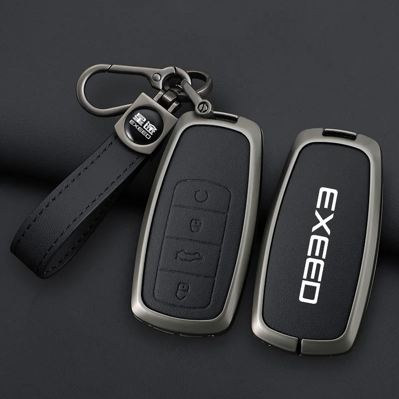 Zinc Alloy Car Dedicated Leather Key Case For Chery EXEED RX Suv 2023-Present Holder Shell Remote Keychain Accessories
Zinc Alloy Car Dedicated Leather Key Case For Chery EXEED RX Suv 2023-Present Holder Shell Remote Keychain Accessories
