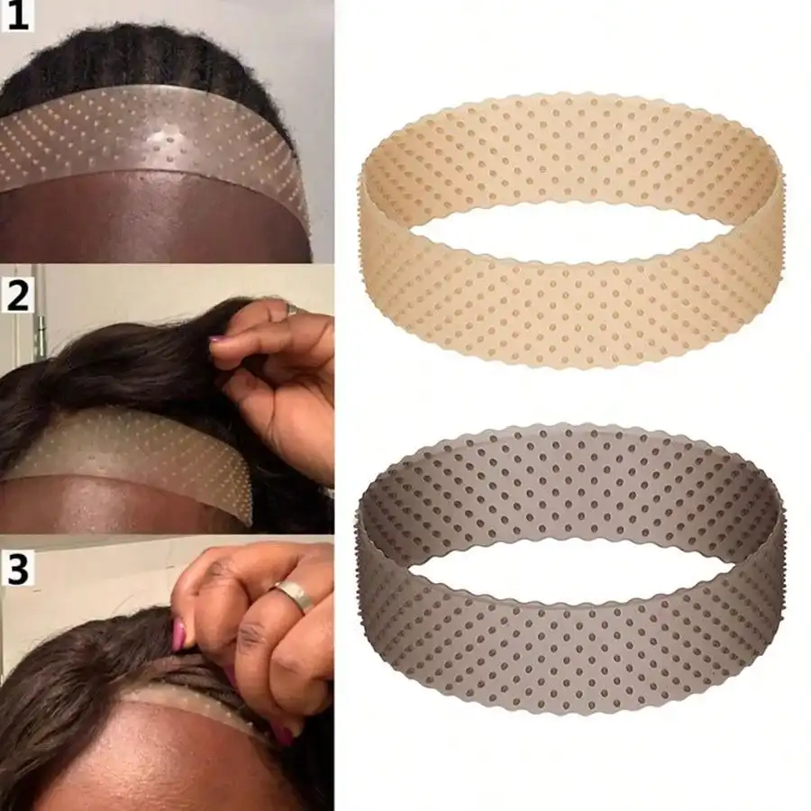 2 pcs Silicone Wig Grip Band Adjustable Silicone Wig Headband No Slip Wig Bands Seamless Wig Holder (Light Brown, Dark Brown)
2 pcs Silicone Wig Grip Band Adjustable Silicone Wig Headband No Slip Wig Bands Seamless Wig Holder (Light Brown, Dark Brown)