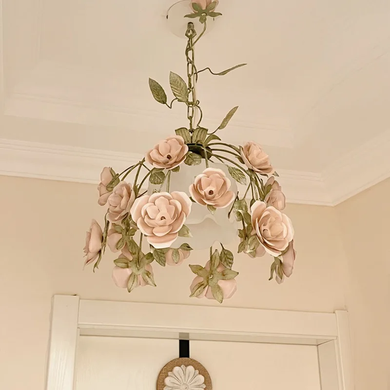 French Country Style Flower Restaurant Pendant Light Bedroom Bar Coffee Shop Designer Creative Retro Glass Romantic Hanging Lamp
French Country Style Flower Restaurant Pendant Light Bedroom Bar Coffee Shop Designer Creative Retro Glass Romantic Hanging Lamp
