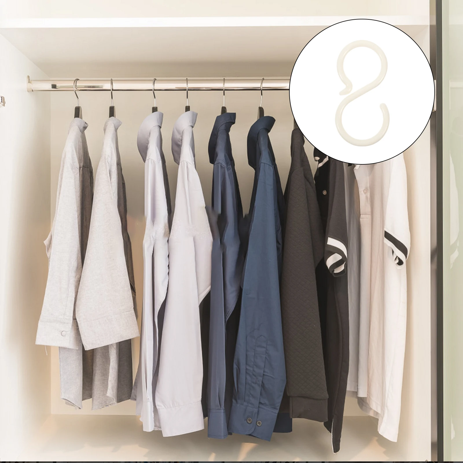 40pcs S Shape Hooks Hairpin Storage Organizer Plastic Hangers for Scarves Belts Jewelry Bathroom Towel Hat Headband Hooks
40pcs S Shape Hooks Hairpin Storage Organizer Plastic Hangers for Scarves Belts Jewelry Bathroom Towel Hat Headband Hooks