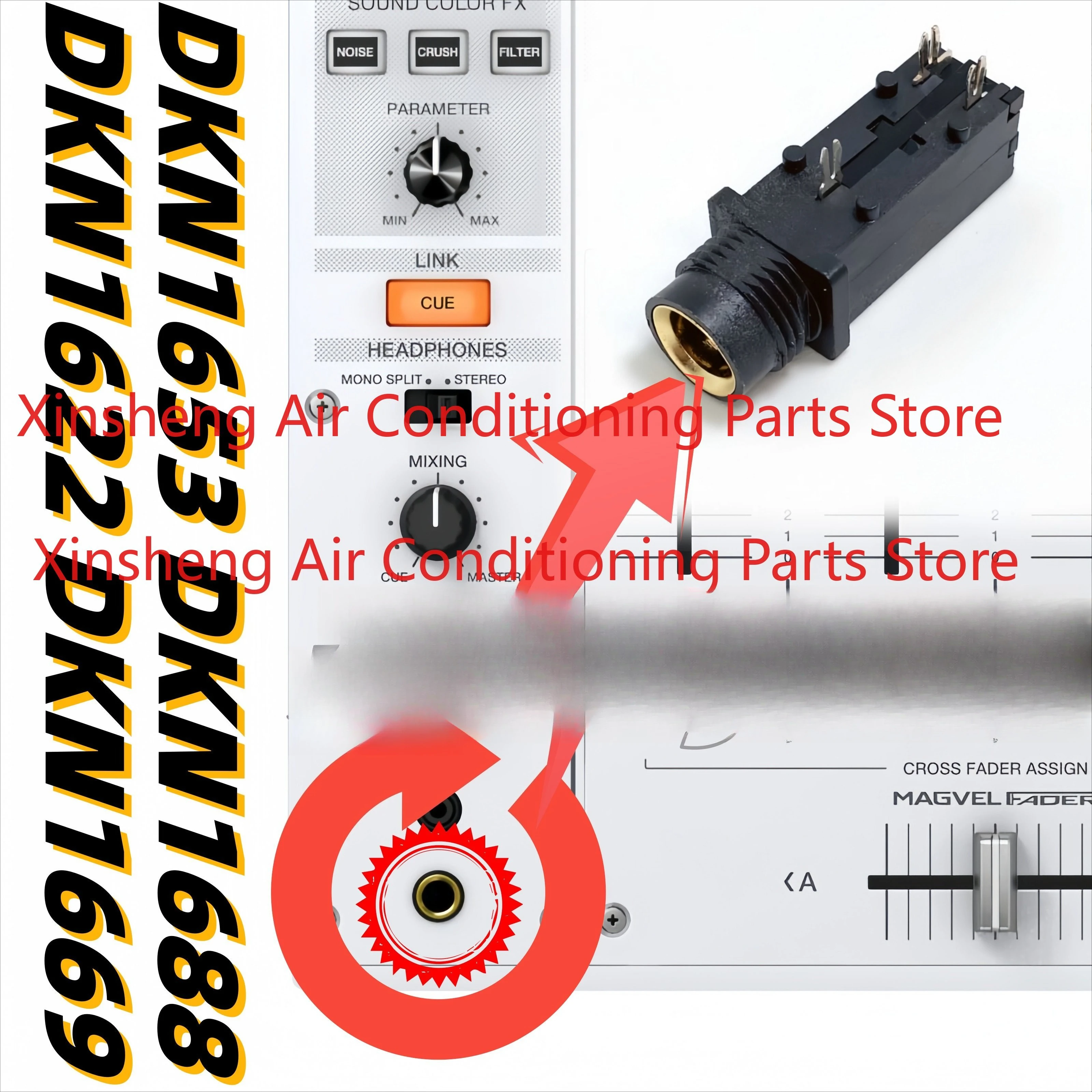 Suitable for Pioneer headphone jack XDJ-RR RX RX2 RX3 XZ OPUS QUAD all-in-one socket jack connector
Suitable for Pioneer headphone jack XDJ-RR RX RX2 RX3 XZ OPUS QUAD all-in-one socket jack connector