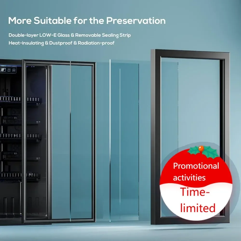 Hot salesBeverage Refrigerator Cooler-120 Cans Freestanding Mini Fridge Cooler with Glass Door, Adjustable Shelves & Digital Tem
Hot salesBeverage Refrigerator Cooler-120 Cans Freestanding Mini Fridge Cooler with Glass Door, Adjustable Shelves & Digital Tem