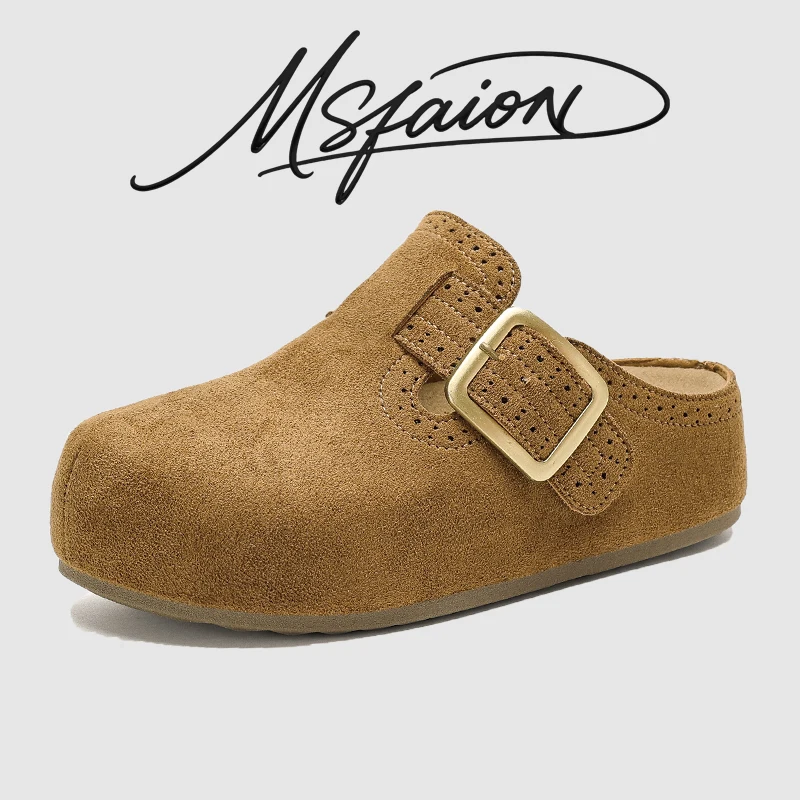 Fashion Open Back Mules Women 2026 Spring Retro Suede Clogs Slip On Comfort Chunky Heel 5CM Platform Shoes Casual Outdoor Loafer
Fashion Open Back Mules Women 2026 Spring Retro Suede Clogs Slip On Comfort Chunky Heel 5CM Platform Shoes Casual Outdoor Loafer