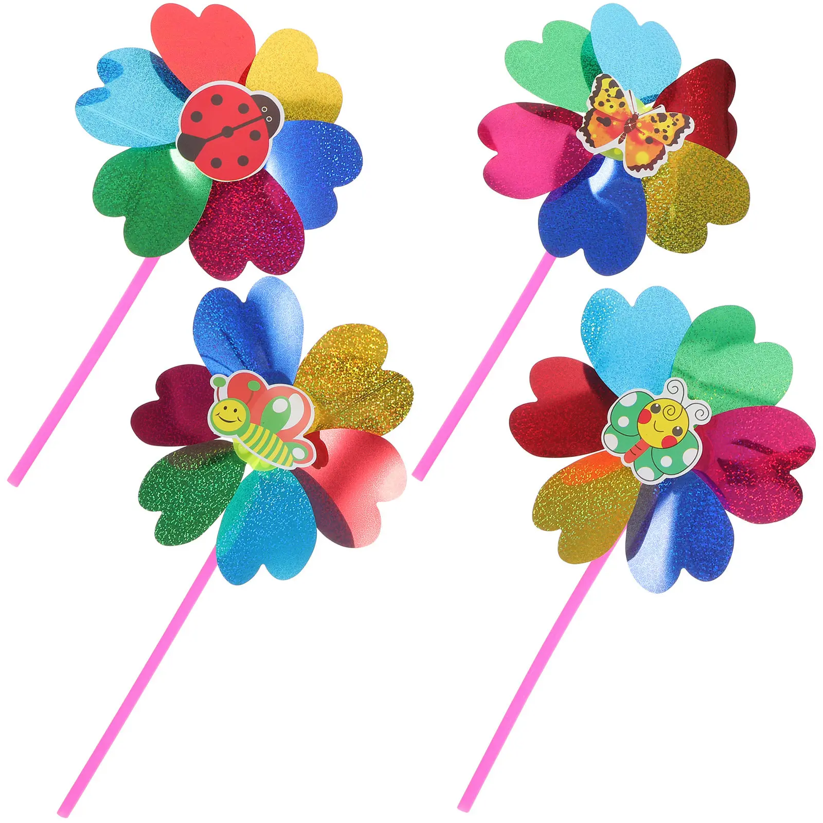 4Pcs Children Pinwheel Cartoon Colorful Sequin Windmill Outdoor Garden Decoration Fun Kids Plaything Party Wedding Ornament
4Pcs Children Pinwheel Cartoon Colorful Sequin Windmill Outdoor Garden Decoration Fun Kids Plaything Party Wedding Ornament