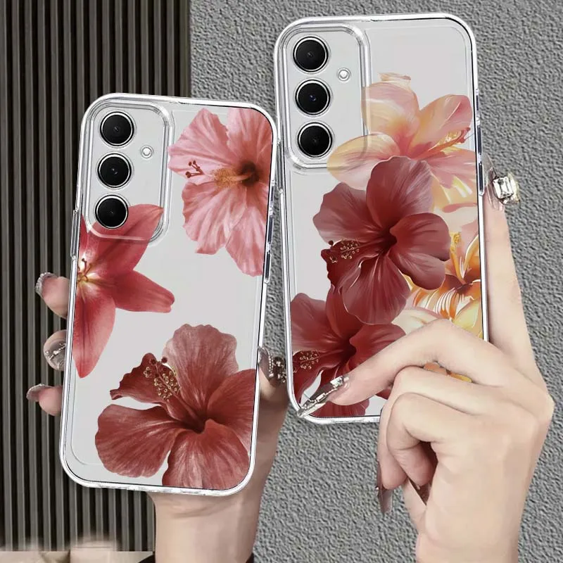 Pink Luxury Flower For Samsung Galaxy S26 S25 S24 S23 S22 S21 S20 S10 Lite FE Edge TPU 5G Transparent Phone Case
Pink Luxury Flower For Samsung Galaxy S26 S25 S24 S23 S22 S21 S20 S10 Lite FE Edge TPU 5G Transparent Phone Case